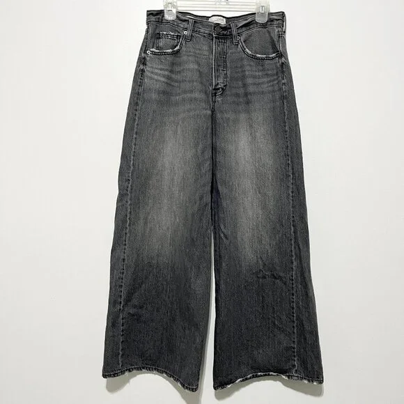 Universal Thread Womens Super Wide Leg Jeans 8 Grunge Streetwear Skater Y2K 90s - Picture 1 of 11